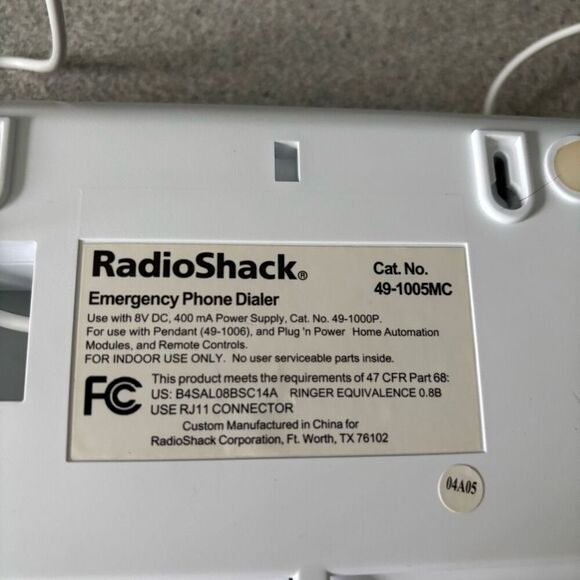 Radio Shack Personal Emergency Dialer 49-1005 *Works* - Picture 7 of 12